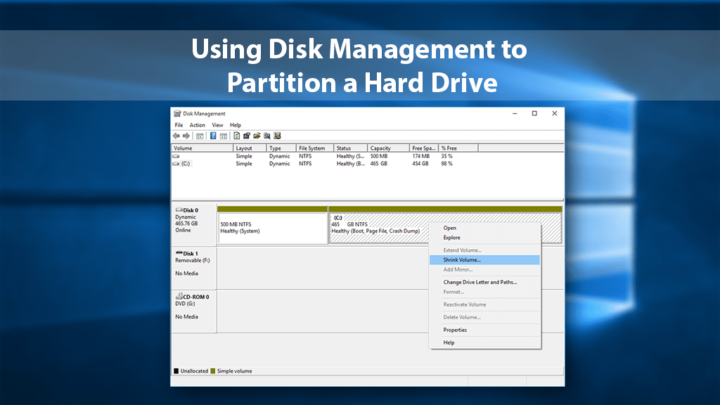 mac partition hard drive for windows