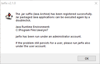 the java jar file could not be launched check the console for possible error messages mac